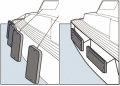 Parabordo piatto 490x190 grigio