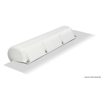 Parabordo in PVC bianco gonfiabile da pontile-33.518.01