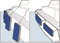 Parabordo piatto 490x190 blu