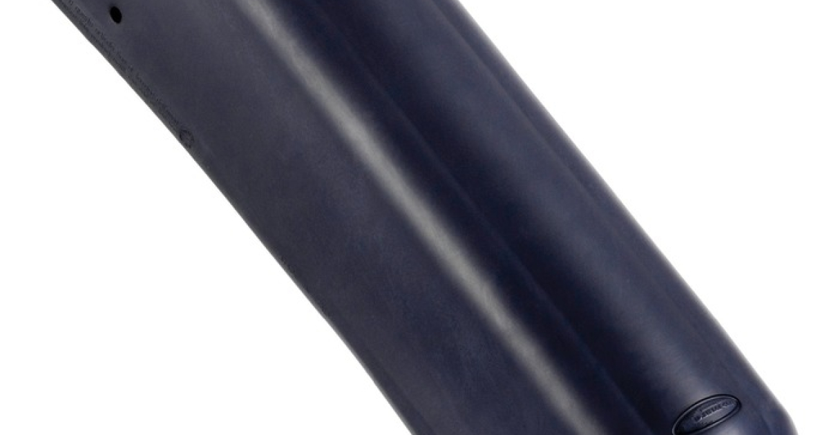 Parabordo Morbido In PVC Blu Navy Per Barche, Salvaprua Antigraffio Con 4 Fori Di Fissaggio, 600x140 Mm