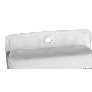 Parabordo PVC piatto 870 mm nero 