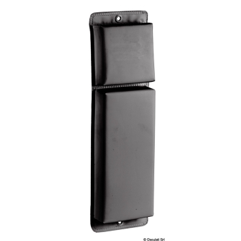 Parabordo PVC piatto 870 mm nero 
