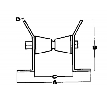 Passacatena inox incasso