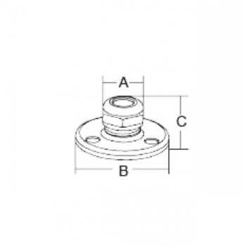 Passacavo inox 316 mm.22