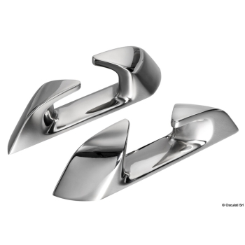 Passacavo inox Capri angolato 150mm (SX+DX) 