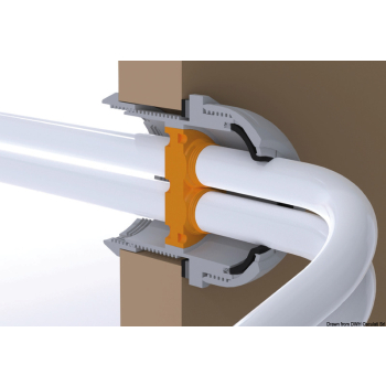 Passaparatia 10 cavi x max 7 mm 