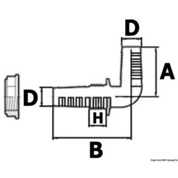 Passaparatia termopolimero 1/2" x 11-13 mm 