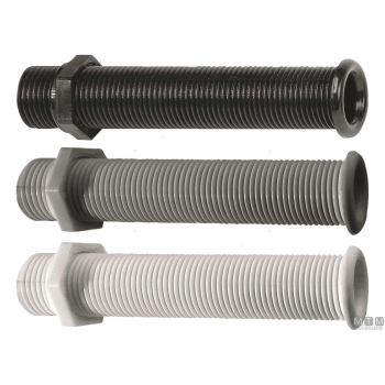 Passascafo lungo d25mm nero