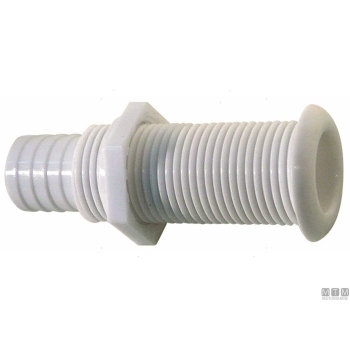 Passascafo pipe d25mm bianco 