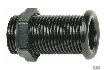 Passascafo std d25mm nero 