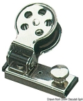 Passascotte con bozzello per rotaia 25/26 mm 