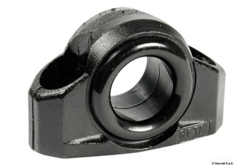 Passascotte nylon nero 9 mm 