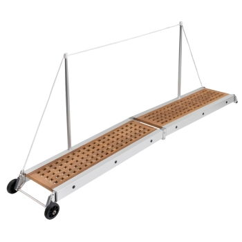 Passerella pieghevole teak 310 cm 
