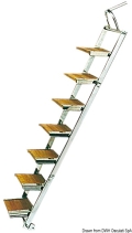 Passerella in Acciaio Inox con Scaletta in Legno 150 cm 