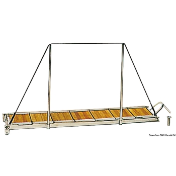 Passerella scaletta inox 150 cm 