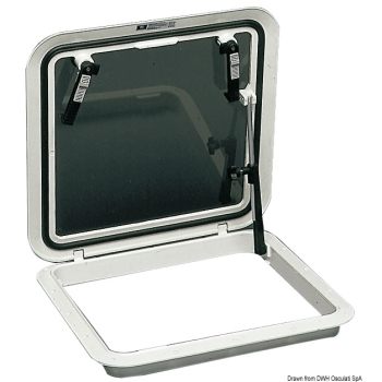 Passouomo Bomar Flushdeck nero 394 x 521 mm 