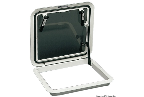Passouomo Bomar Flushdeck nero 394 x 521 mm 