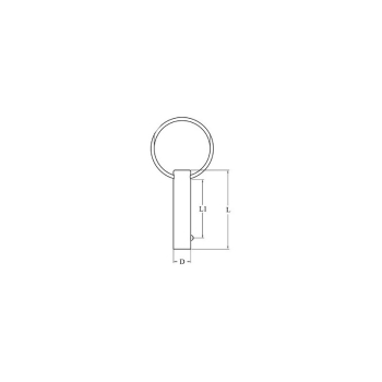 Perno in acciaio inox Ø mm.8x38