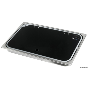 Piano cottura 2 fuochi - lavello DX con miscelatore 