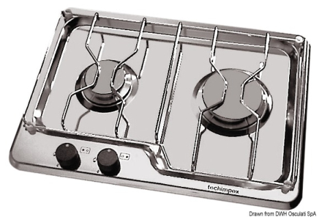Piano cottura 2 fuochi 