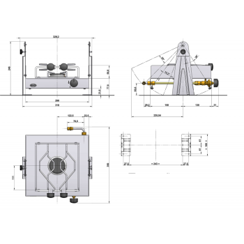 Piano cottura a un fuoco atoll