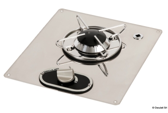 Piano cottura ad incasso in acciaio inox-50.103.43