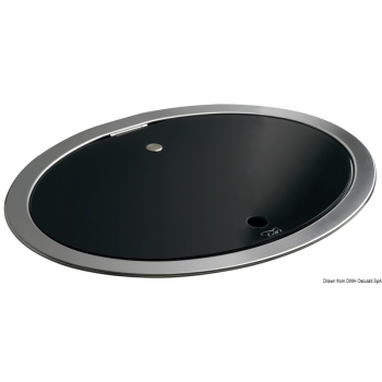 Piano cottura inox 2 fuochi 510 x 390 mm 