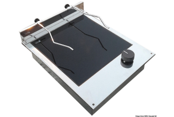 Piano cottura vetroceramica 1+1 fuoco 