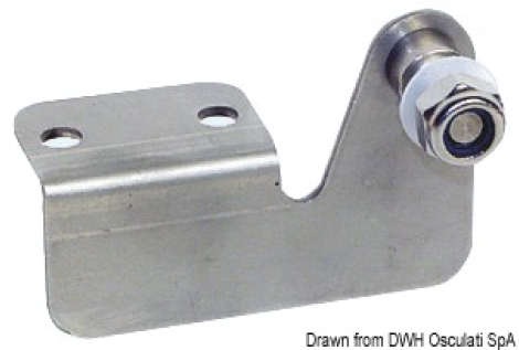 Piastr.squadra sbalzo perno DX 