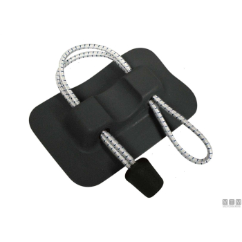 Piastra fissapala in gomma nera