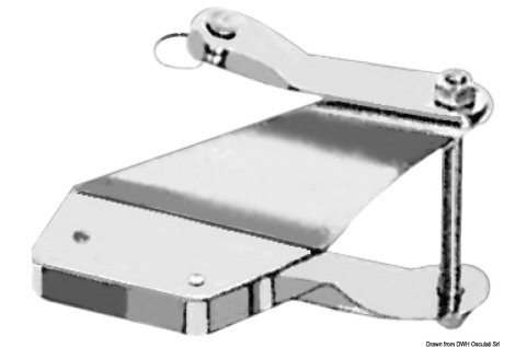 Piastra inox testa albero 