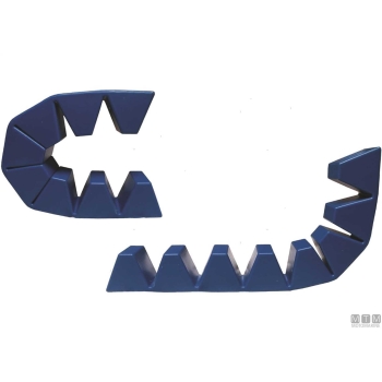 Piastra majoni multi strip 196 blu navy 