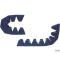 Piastra majoni multi strip 196 blu navy