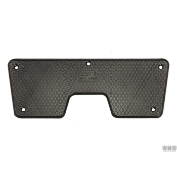 Piastra salvapoppa 230x86mm in plastica bianca