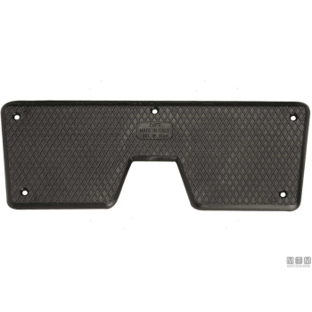 Piastra salvapoppa 230x86mm in plastica bianca