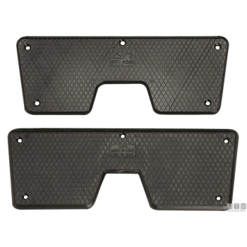 Piastra salvapoppa 230x86mm in plastica bianca