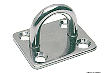 Piastrina rettangolare con anello-39.320.05