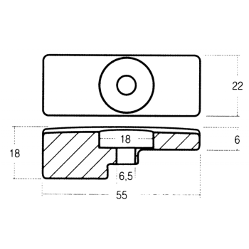 Piastrina zn 90-115 hp df115-140