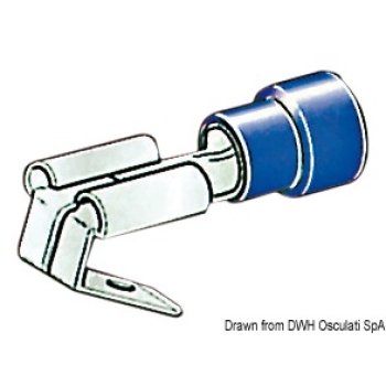 Piggy-Back faston doppio preisolato da 6,3 mm-14.186.26