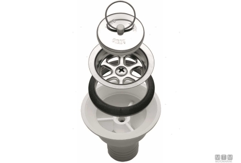 Piletta dritta d25mm 
