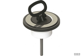 Piletta grande d63 con scarico 1"1/4 