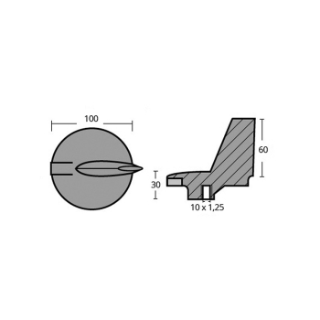 Pinna direzionale in magnesio
