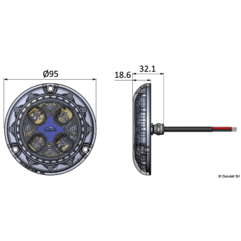 PIRANHA P4 HI-POWER LED blu 