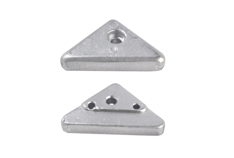 Placca duo prop in alluminio