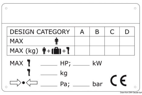 Placchetta per identificazione scafi-54.410.00