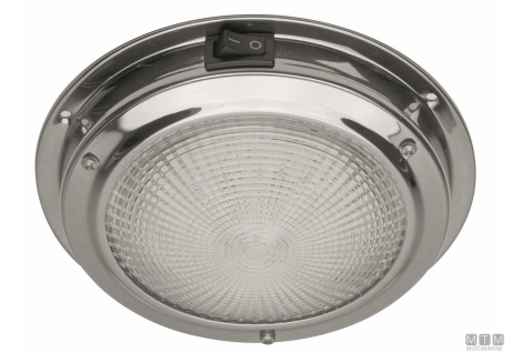 Plafoniera led classic 12v d175mm inox< 