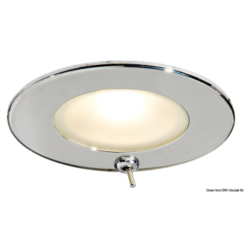 Plafoniera LED da incasso Atria II luca Bianca 