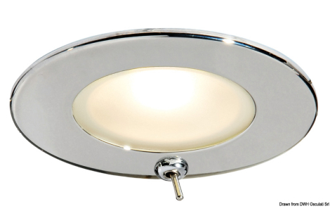 Plafoniera LED da incasso Atria II luca Bianca 