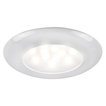 Plafoniera LED incasso SOLE ghiera dorata switch 