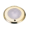 Plafoniera LED incasso SOLE ghiera dorata switch 